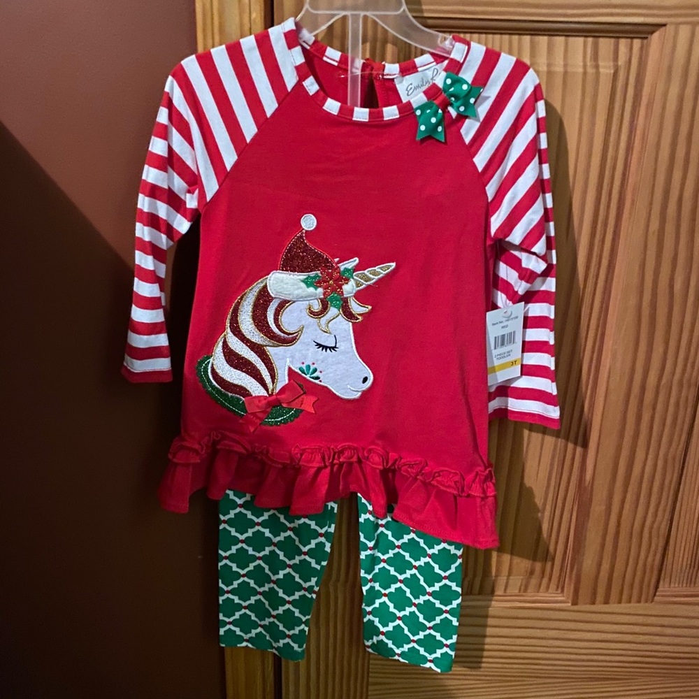 Unicorn Christmas outfit